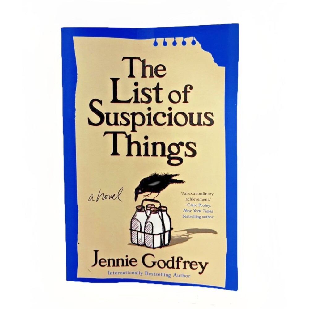 The List of Suspicious Things An Novel by Jennie Godfrey 2026 Paperback Book